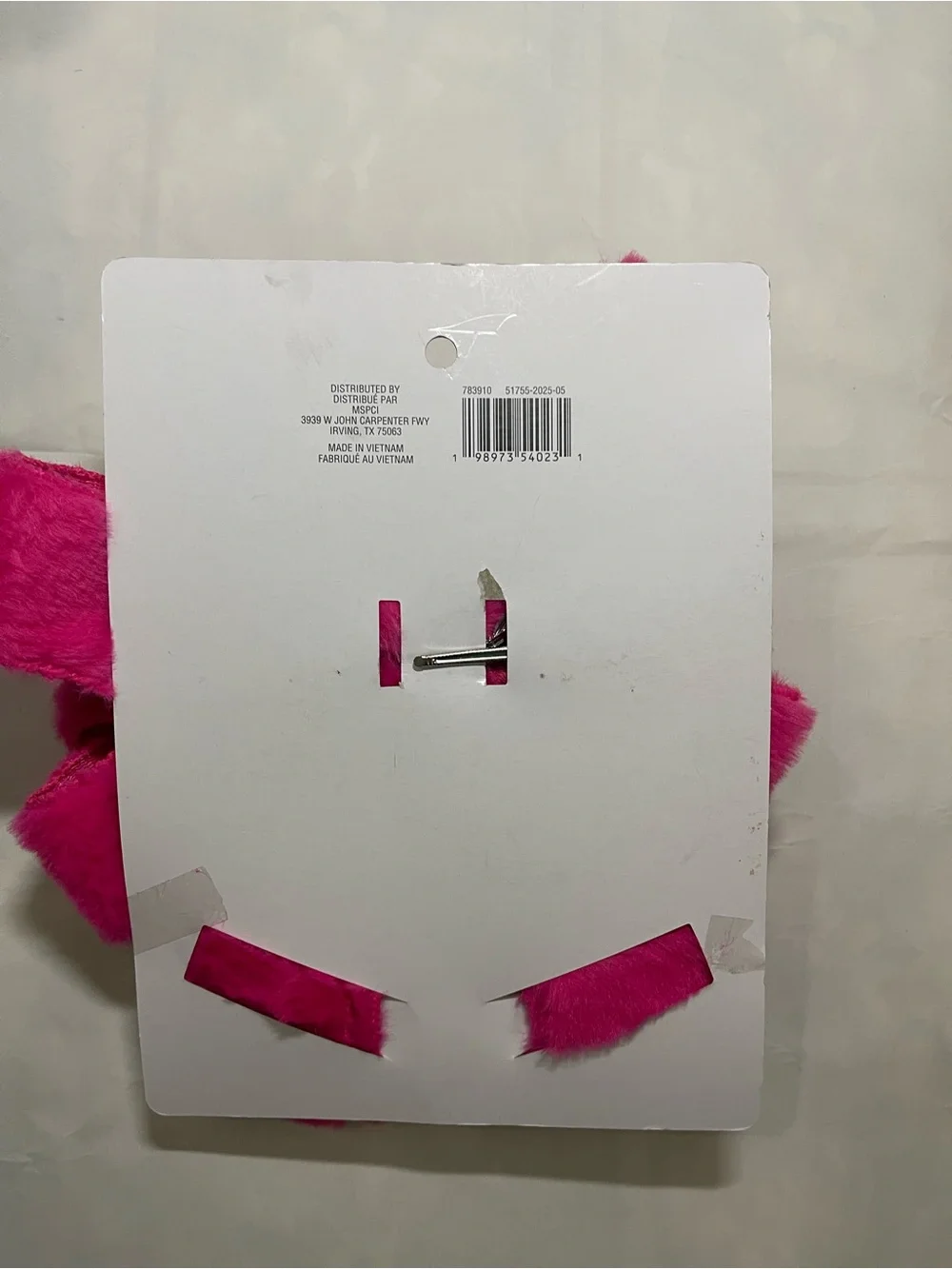 Pink Christmas tree bow